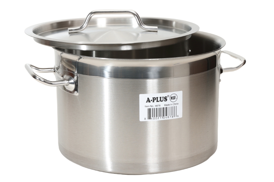 Stainless Steel Short Stock Pot
