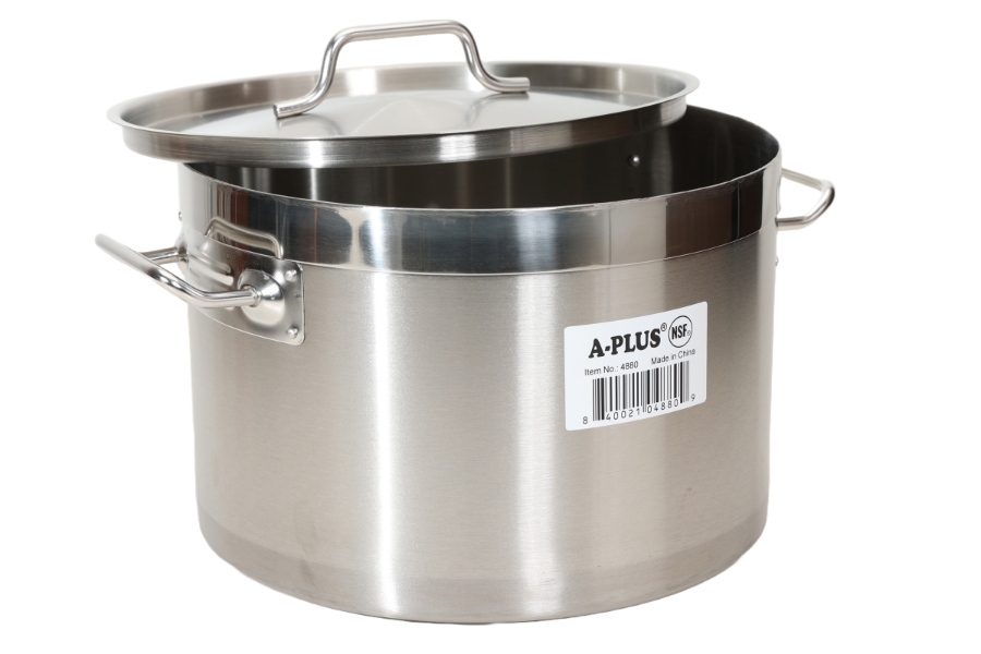 Stainless Steel Short Stock Pot
