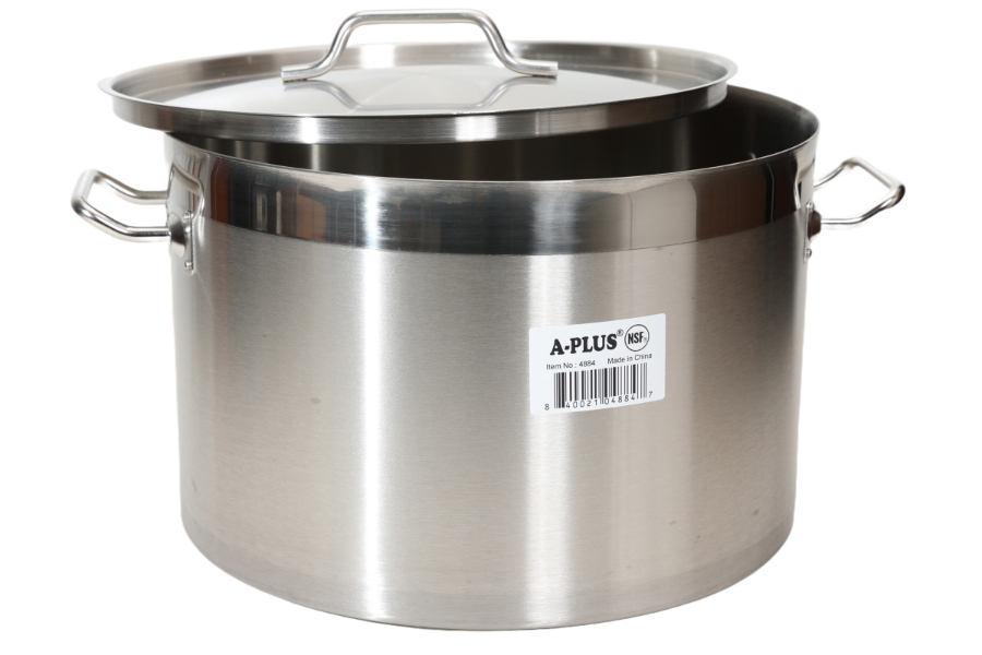 Stainless Steel Short Stock Pot