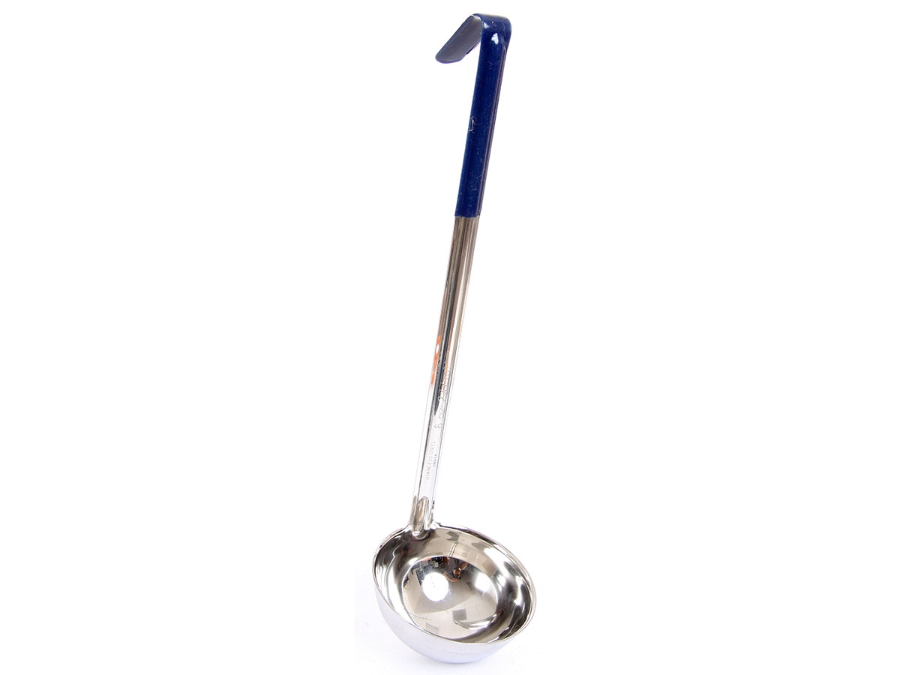 Color Coded Stainless Steel Measuring 1 Piece Ladle - Blue