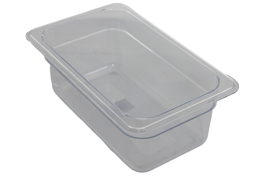 Polycarbonate 1/4 size food pan