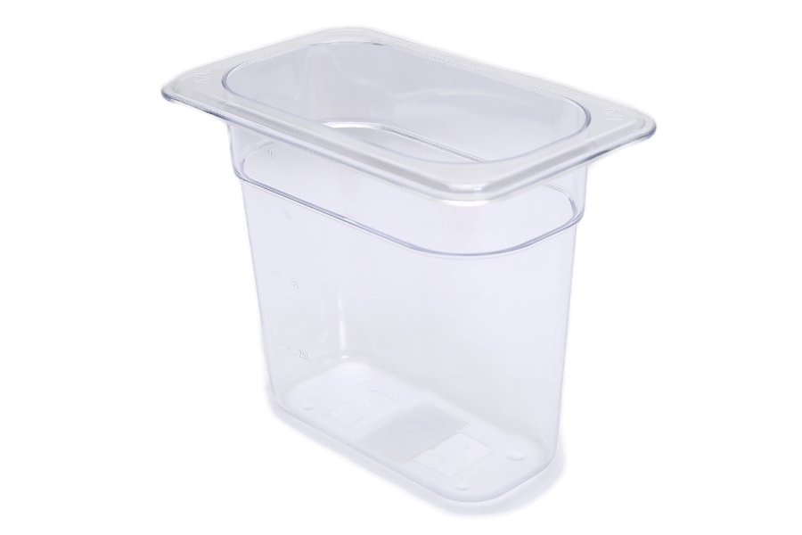 Polycarbonate 1/9 size food pan