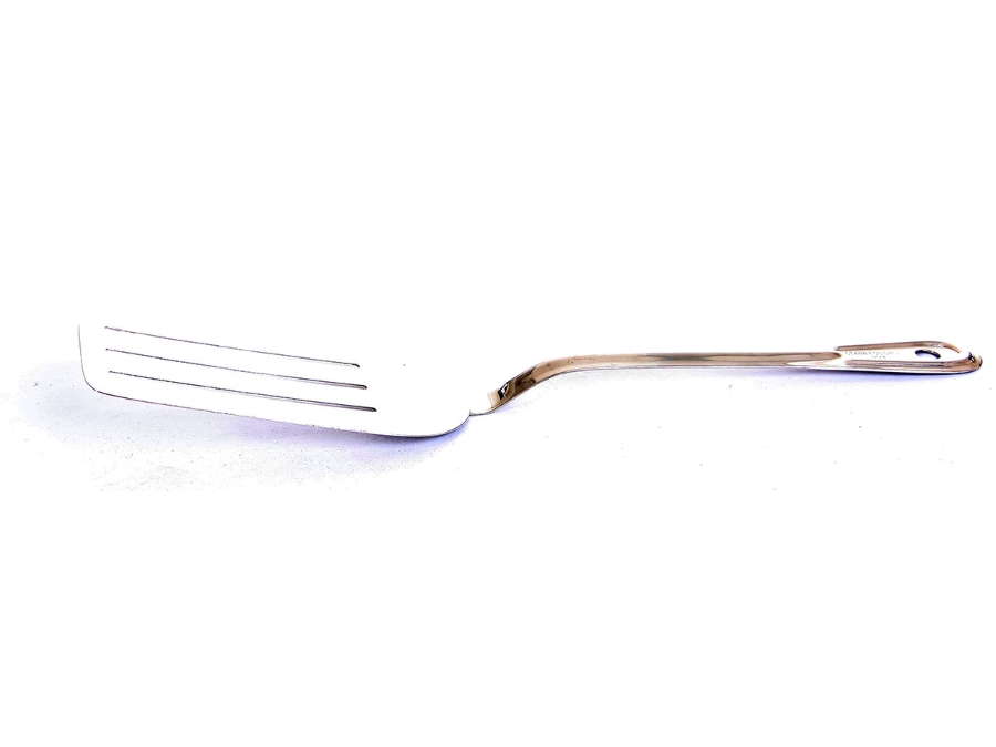 Stainless Steel Pan Cake Turner - Slotted 