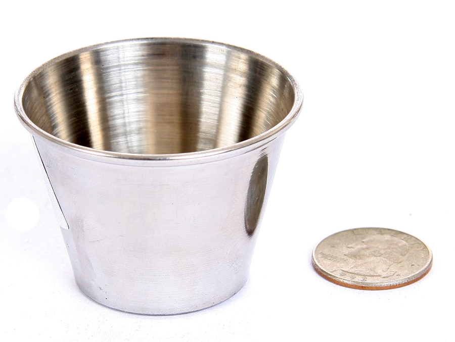 Stainless Steel Sauce Cup - 12 Pcs Pack