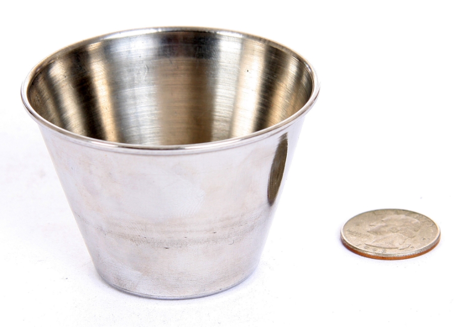 Stainless Steel Sauce Cup - 12 Pcs Pack