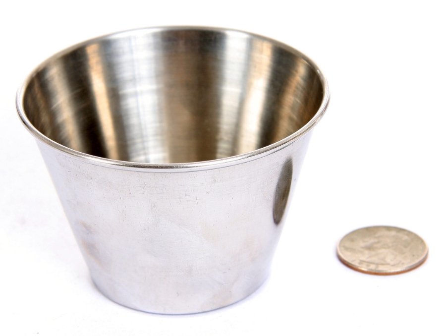 Stainless Steel Sauce Cup - 12 Pcs Pack