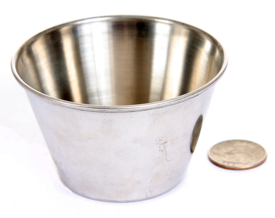 Stainless Steel Sauce Cup - 12 Pcs Pack