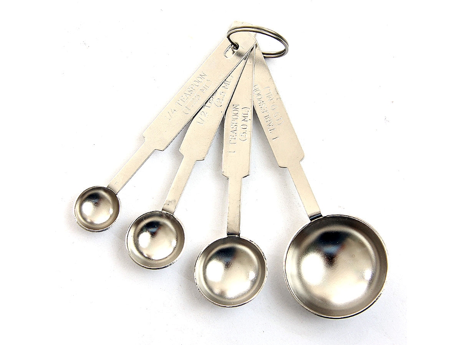 Stainless Steel 4 pcs Measuring Spoon Set