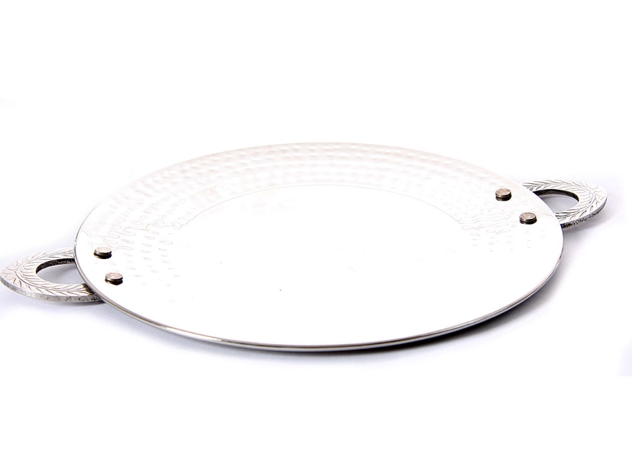 Stainless Steel Tawa Dish - Hammered 