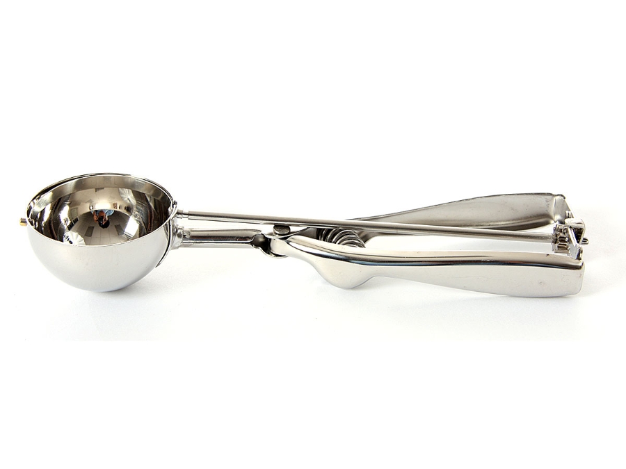 Stainless Steel Disher - Squeeze Handle 