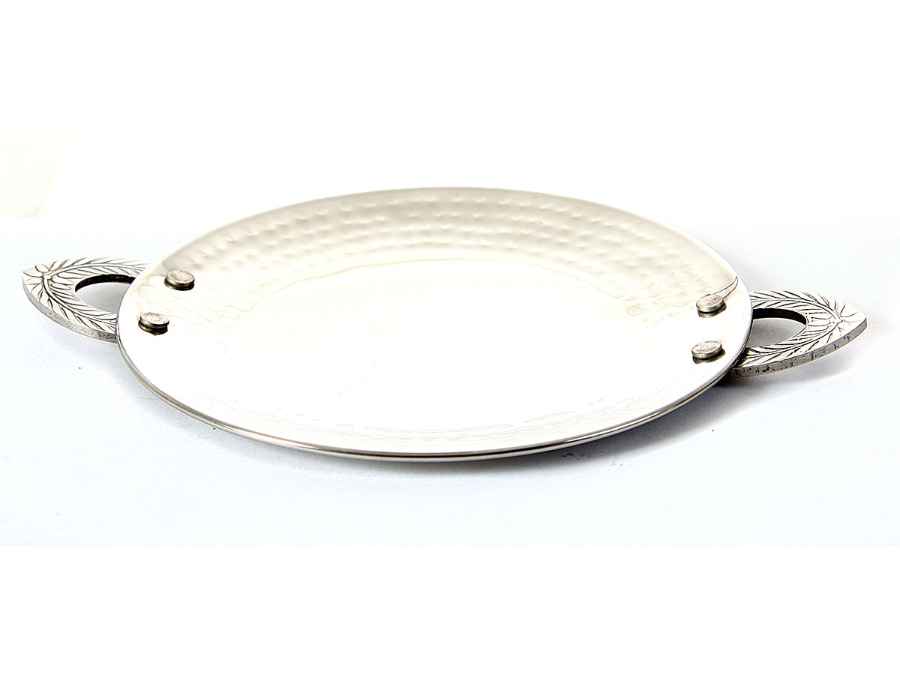 Stainless Steel Tawa Dish - Hammered 